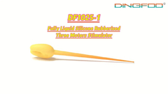 Dingfoo Sex Toy Factory DF1025-1 کاملا مایع سیلیکون لاستیکی سه موتور محرک